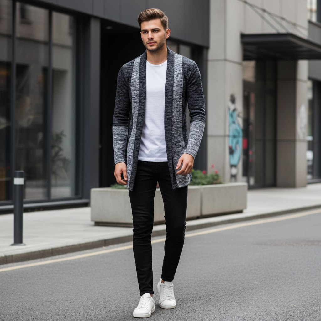 Cardigan Tricoté et Stylé