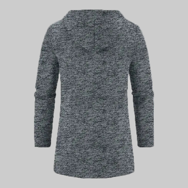 Cardigan à Capuche En Velours Fin
