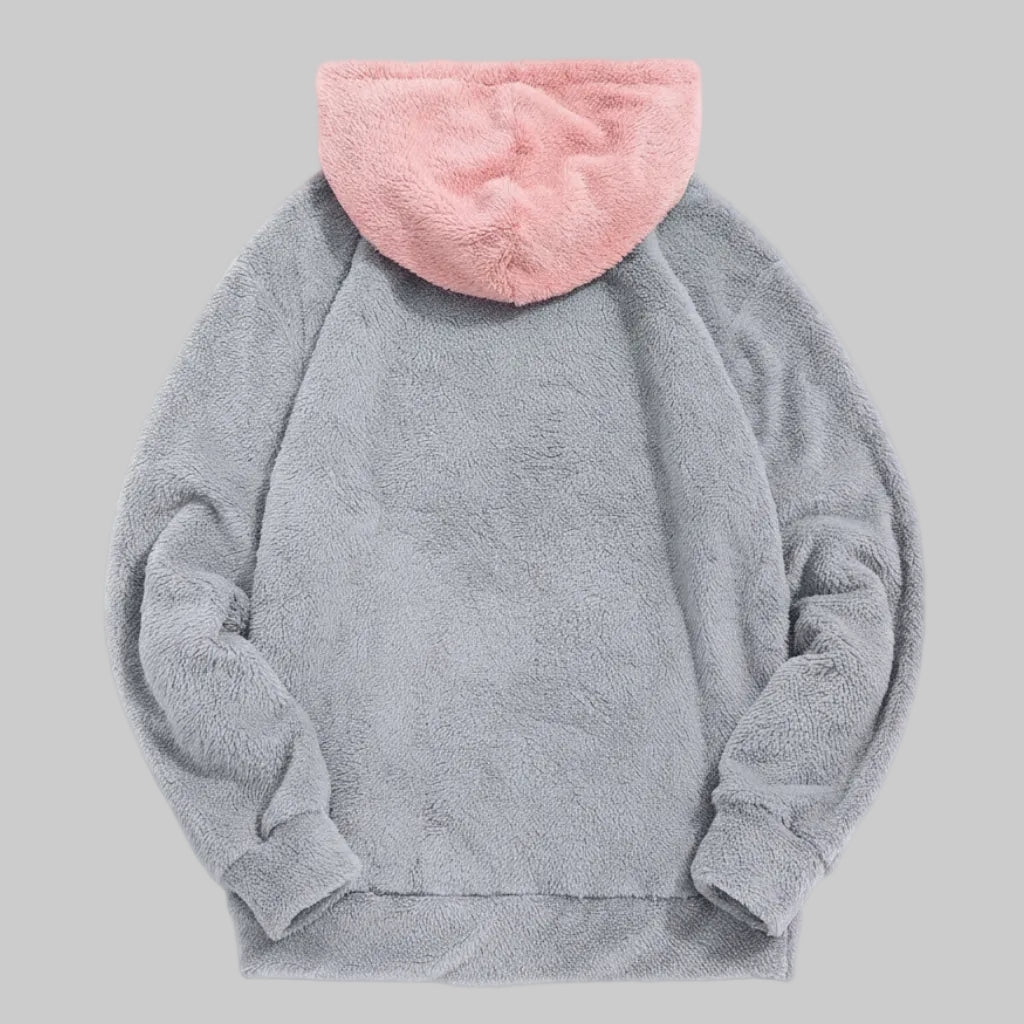 Pull à Capuche en Laine d’Agneau