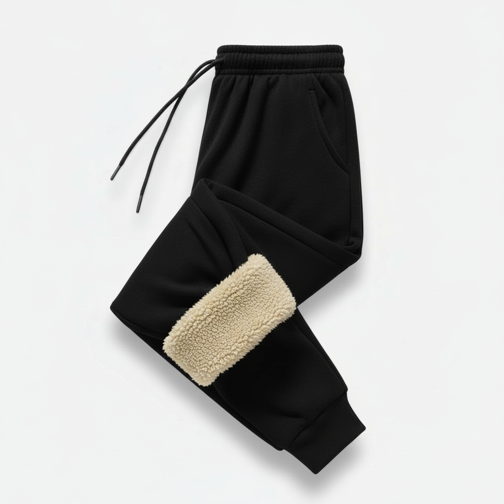 Pantalon Décontracté En Velours D’agneau