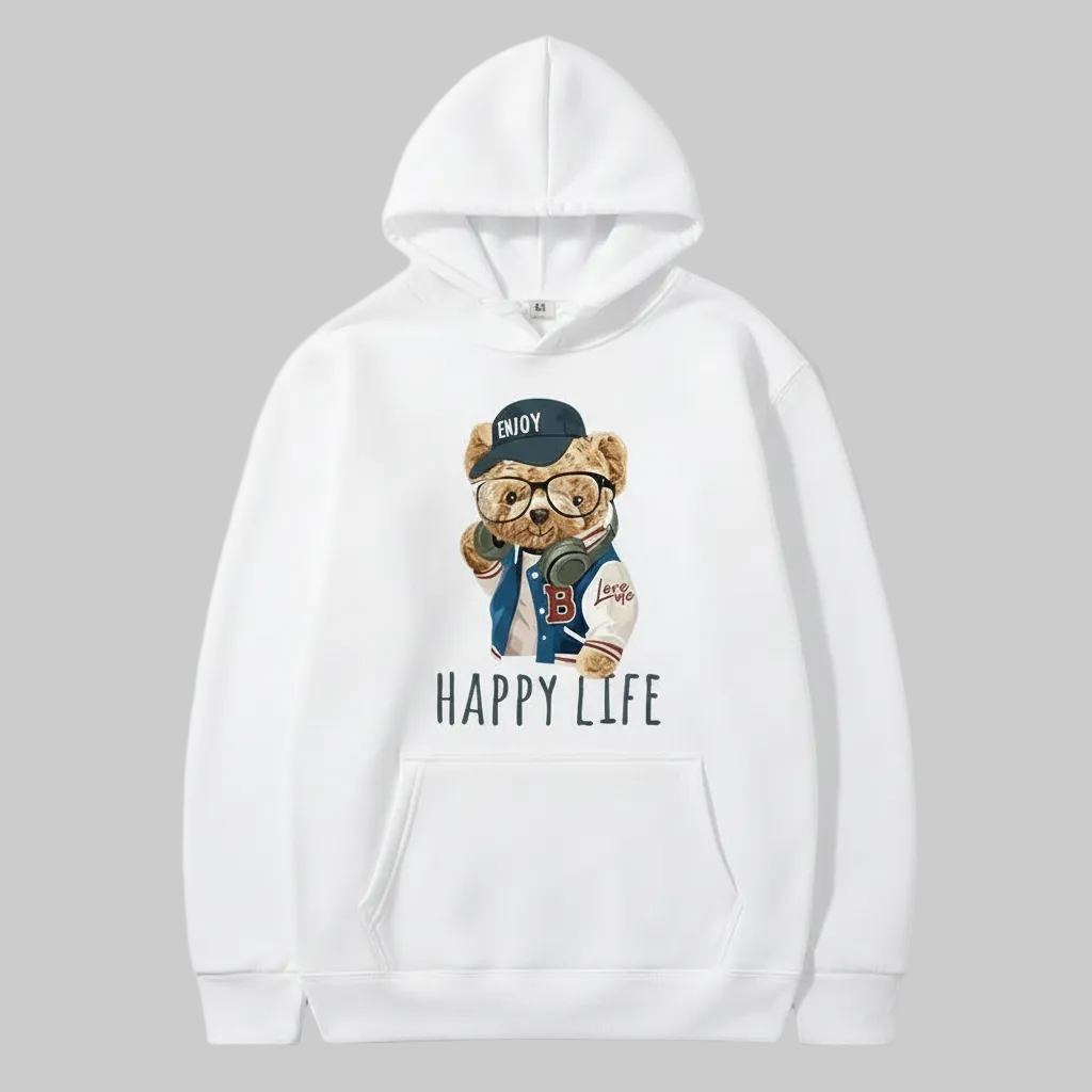 Sweat-shirt Imprimé Style Sportif