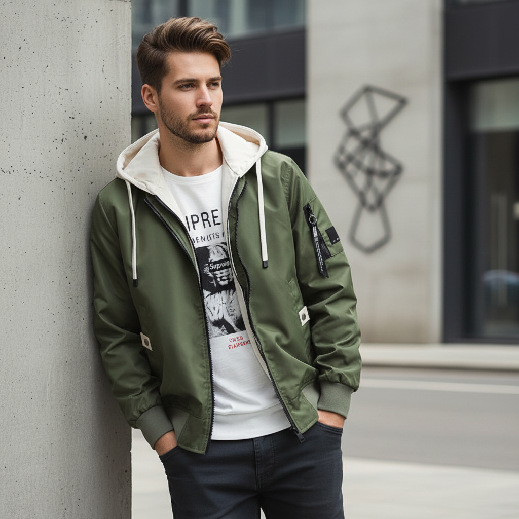 Veste Décontracté Style Unique et Tendance