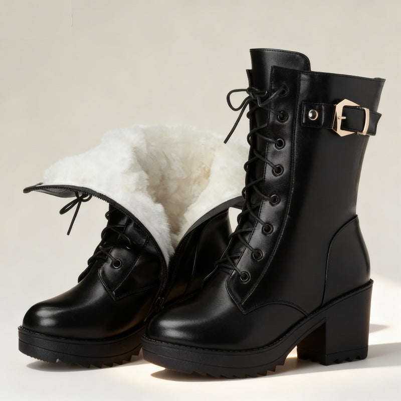 Bottines Hiver Doublées Fourrure
