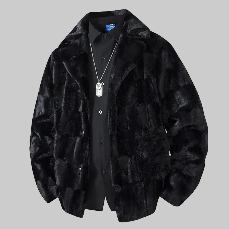 Veste Épais en Fourrure