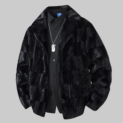 Veste Épais en Fourrure