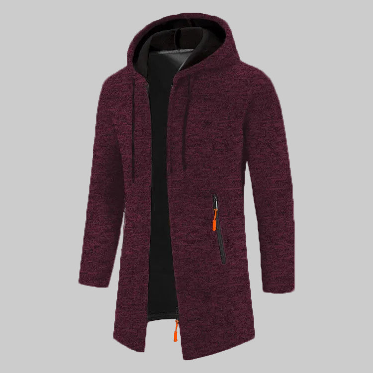 Cardigan à Capuche En Velours Fin