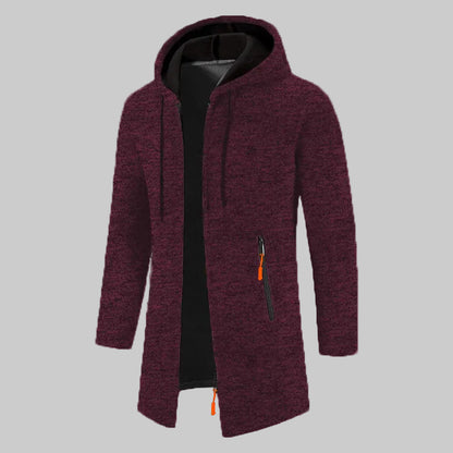 Cardigan à Capuche En Velours Fin