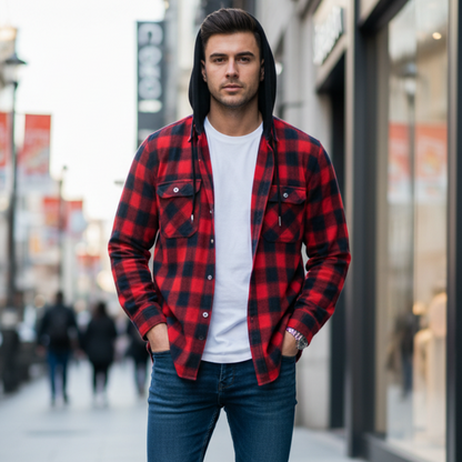 Chemise à Carreaux En Flanelle