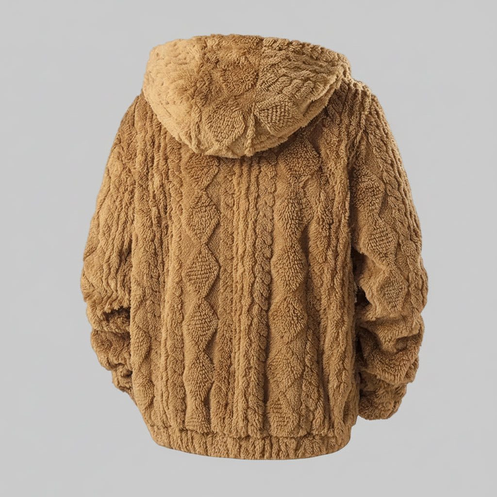 Veste à Capuche Chaude Avec Doublure