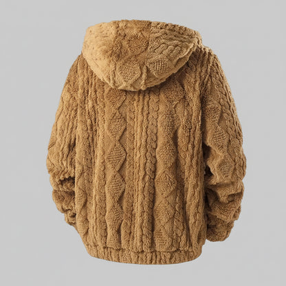 Veste à Capuche Chaude Avec Doublure