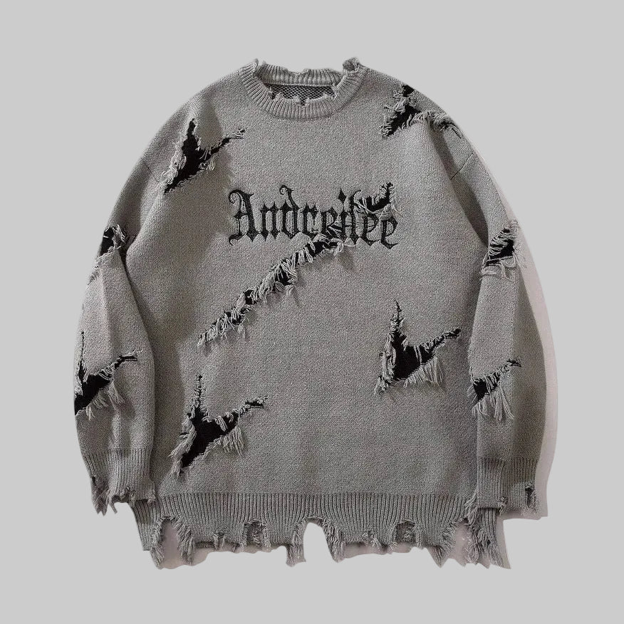 Pull Vintage Streetwear Jacquard