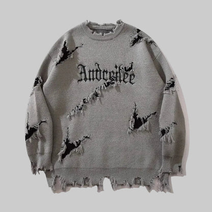 Pull Vintage Streetwear Jacquard