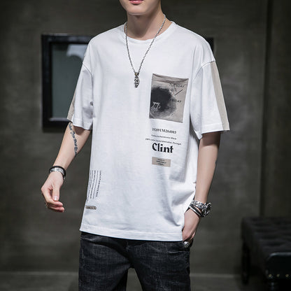 T-shirt En Coton Imprimé à col rond