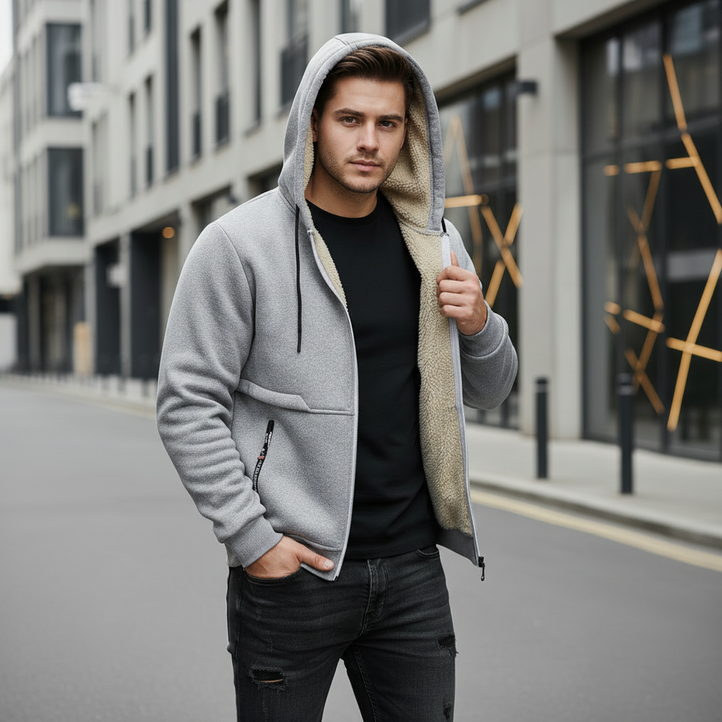 Sweat-Shirt à Manteau Epais à La Mode