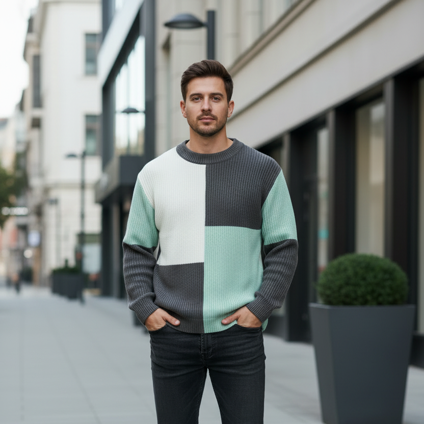 Pull à Col Rond, Décontracté