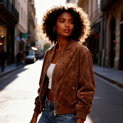 Veste Effet Daim Intemporelle