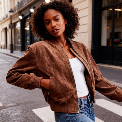 Veste Effet Daim Intemporelle