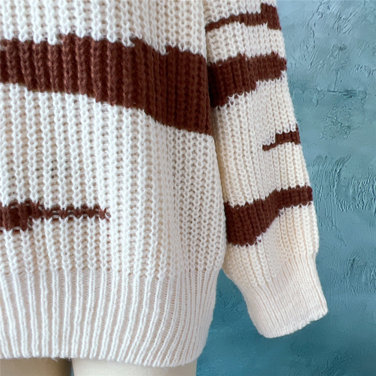 Pull-over – Tendance, rayures asymétriques