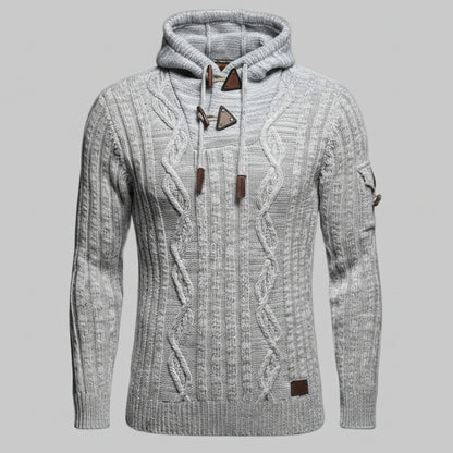 Pull à Capuche avec Boucle à Corne