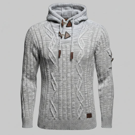 Pull à Capuche avec Boucle à Corne