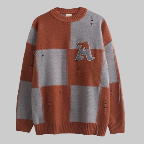 Pull ample style rétro