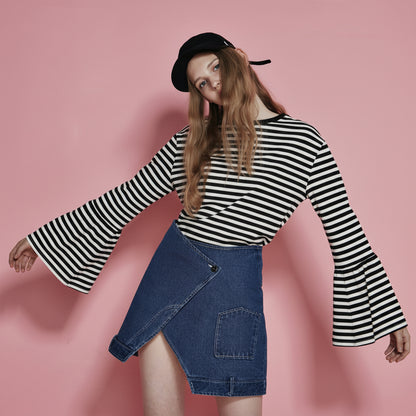 Jupe drapée – Look chic et sexy