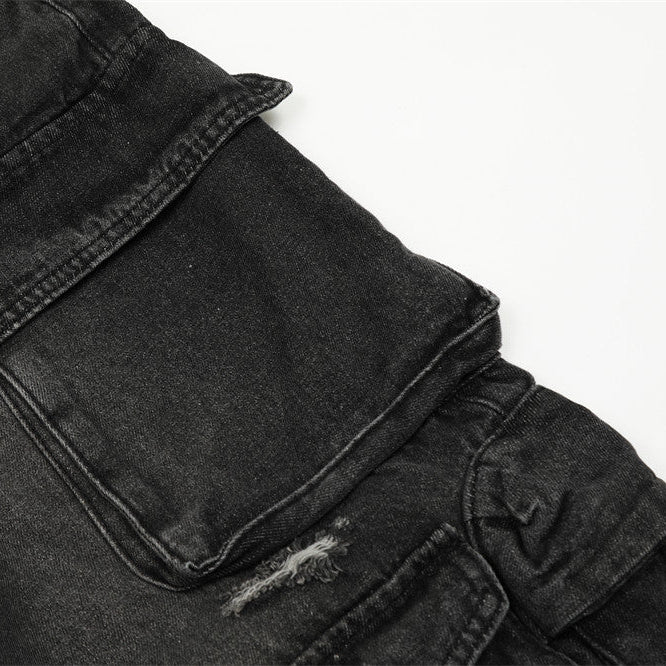 Jean à Multi-poches, Style Workwear