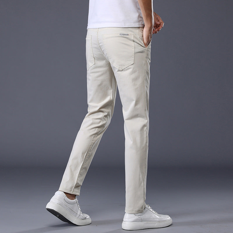 Pantalon Décontracté, Slim Et Élastique