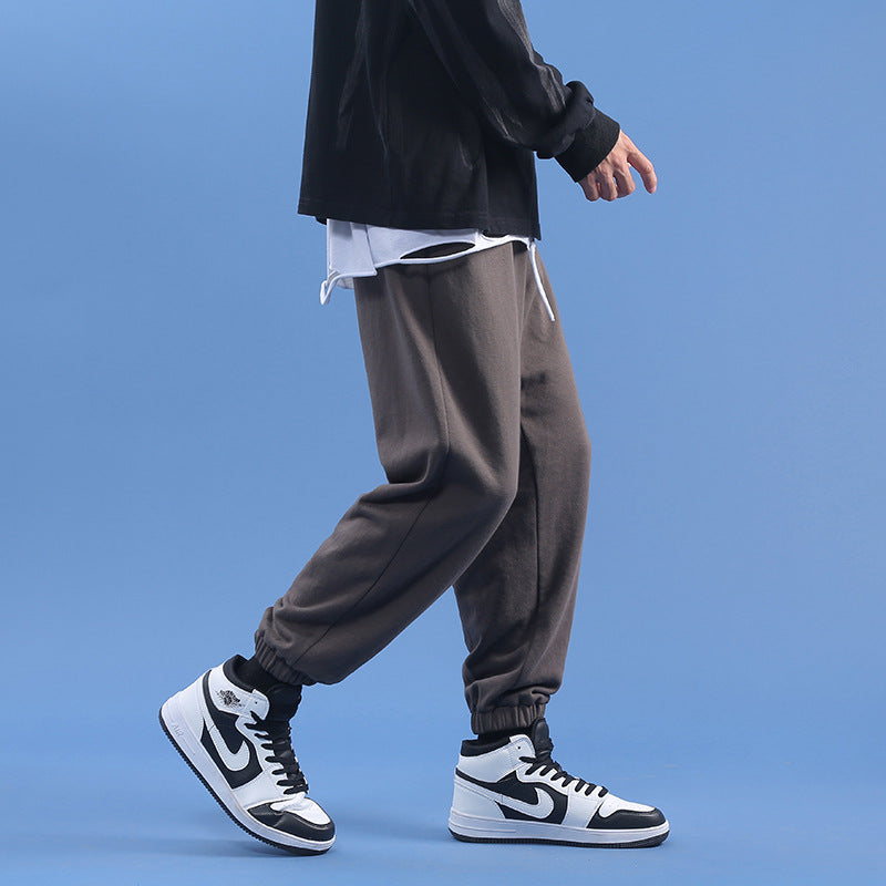 Pantalon Décontracté Ample Longueur Cheville