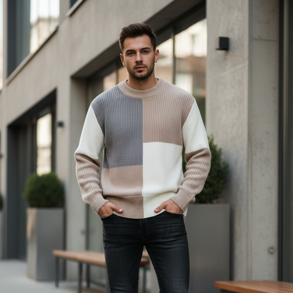 Pull à Col Rond, Décontracté