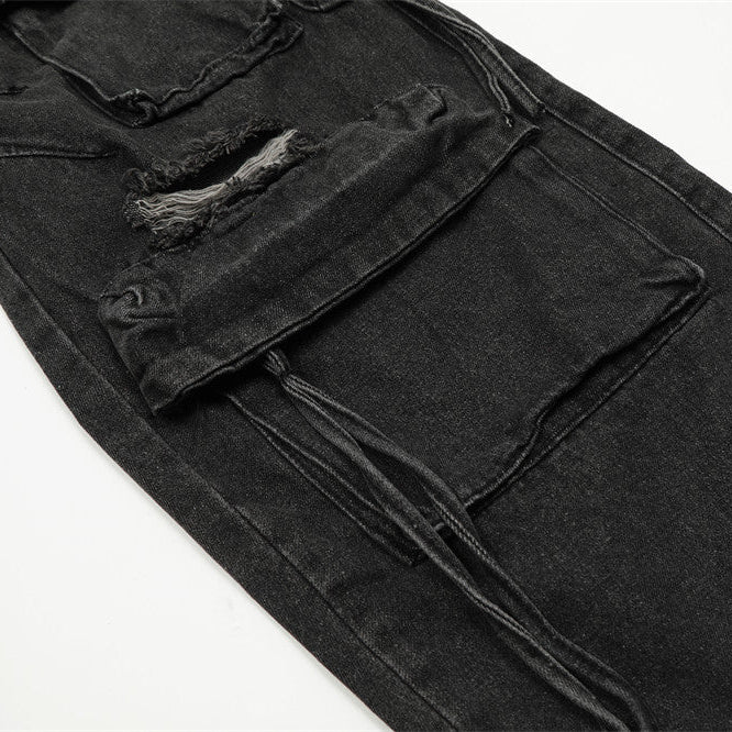 Jean à Multi-poches, Style Workwear