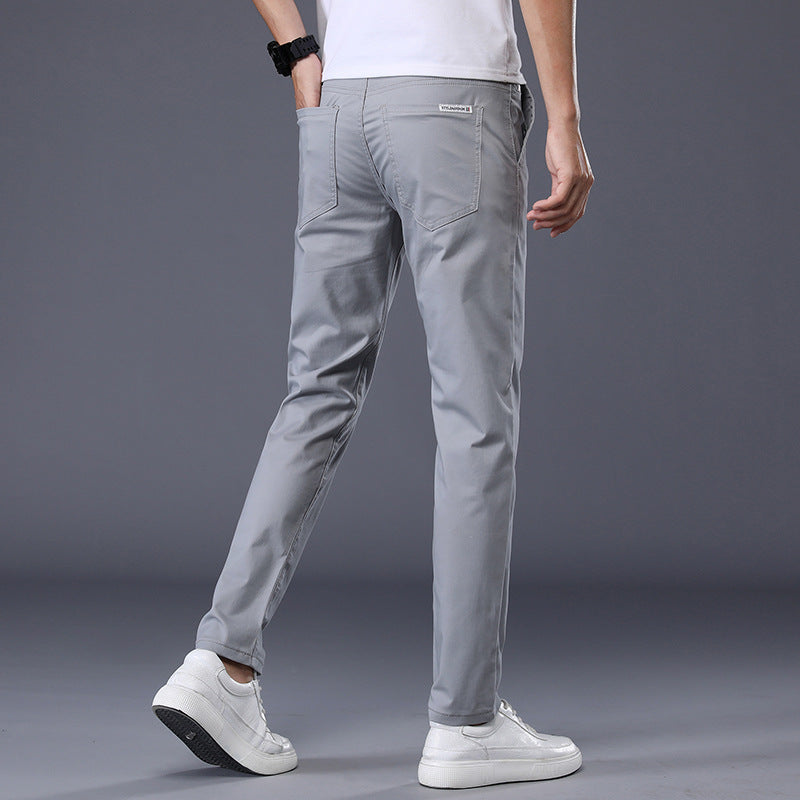 Pantalon Décontracté, Slim Et Élastique