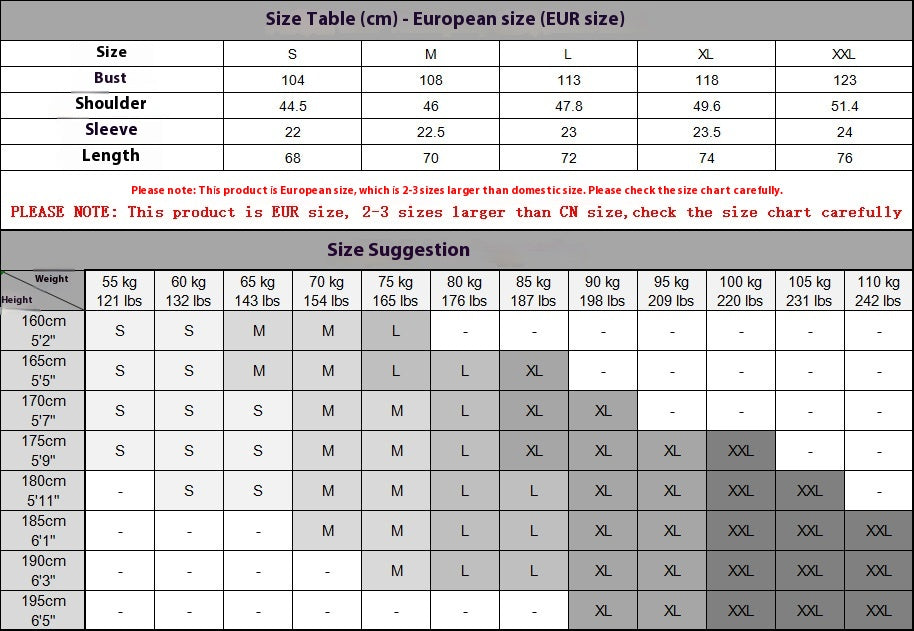 GUIDE DES TAILLES