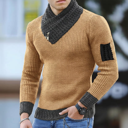 Pull Col écharpe Style Décontracté