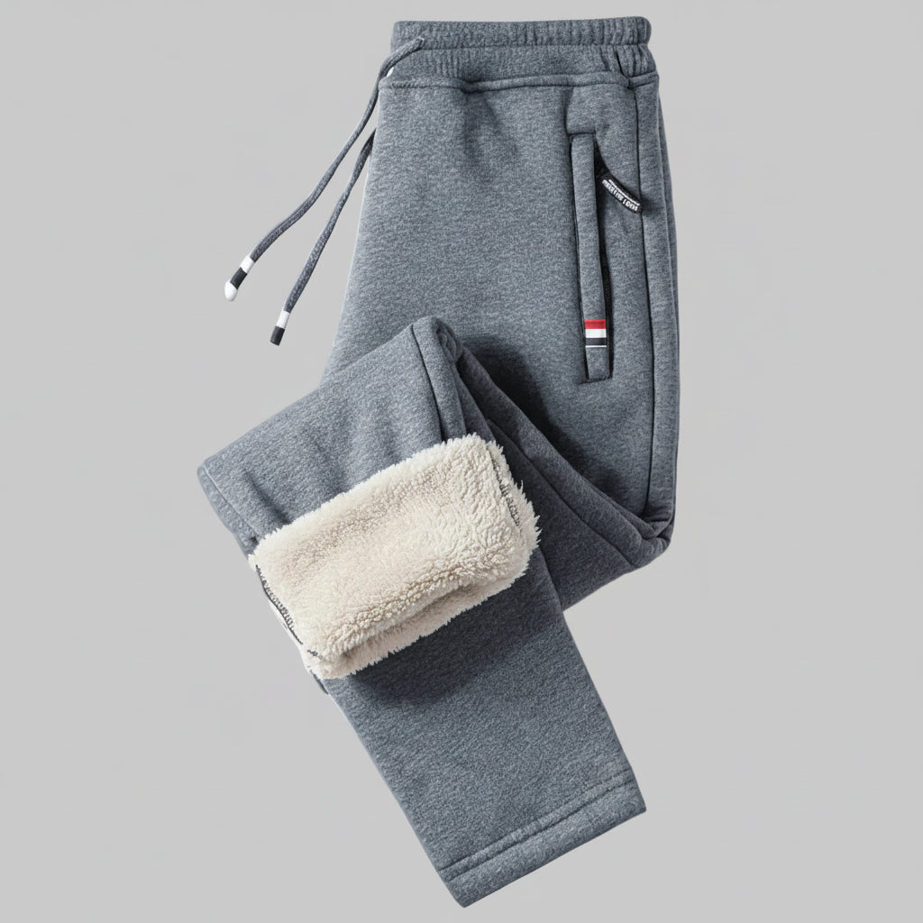 Pantalon Droit Casual En Cachemire D’agneau