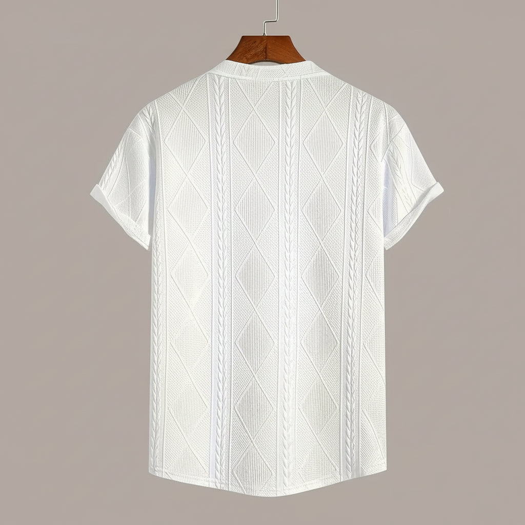 T-shirt Avec Broderie Géométrique