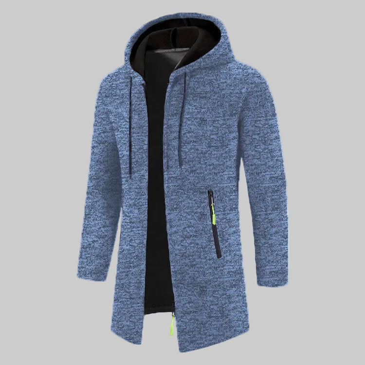 Cardigan à Capuche En Velours Fin