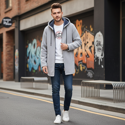Veste style en Peluche