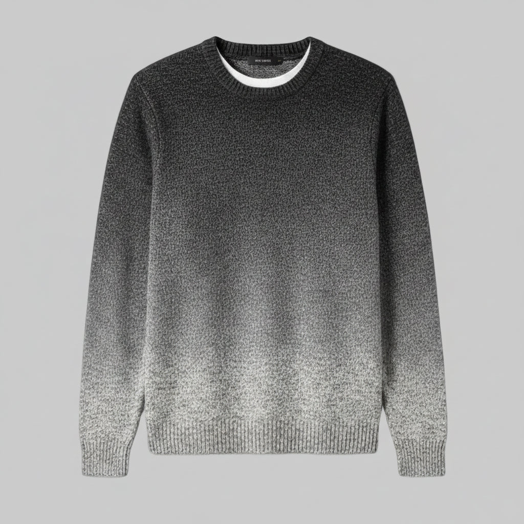 Pull à Col Rond Style Dégradé