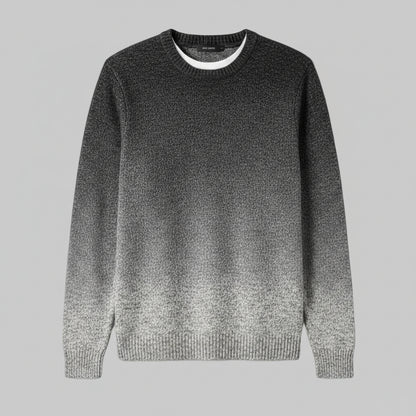 Pull à Col Rond Style Dégradé