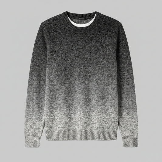 Pull à Col Rond Style Dégradé