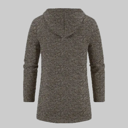 Cardigan à Capuche En Velours Fin