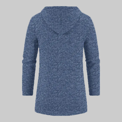 Cardigan à Capuche En Velours Fin