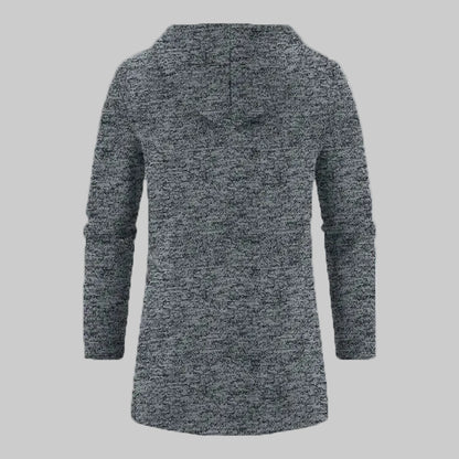 Cardigan à Capuche En Velours Fin
