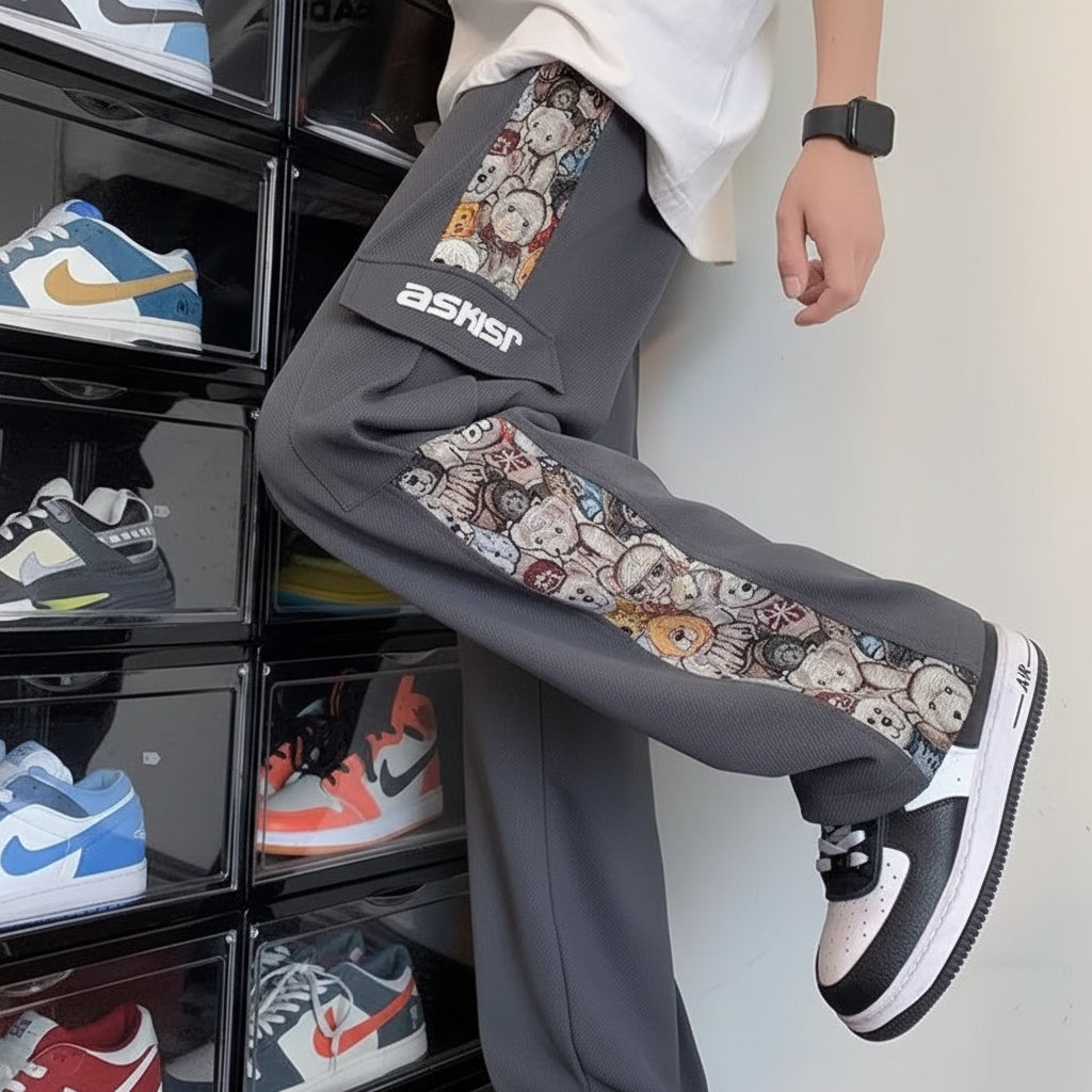 Pantalon Droit de Jogging Ample