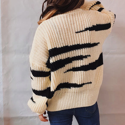 Pull-over – Tendance, rayures asymétriques