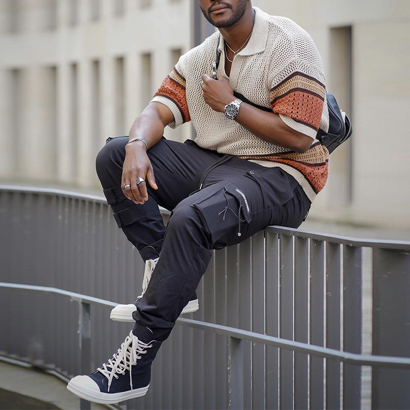 T-shirt En Laine à Manches Courte