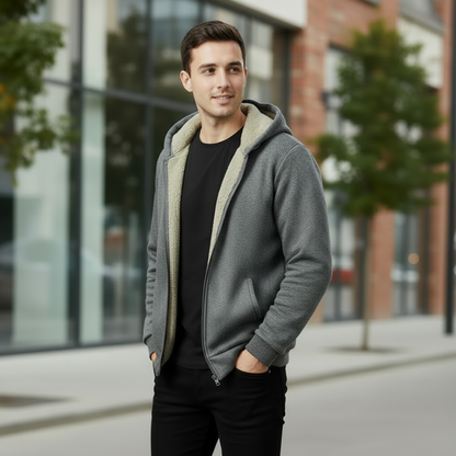 Veste Décontractée En Velours D’agneau