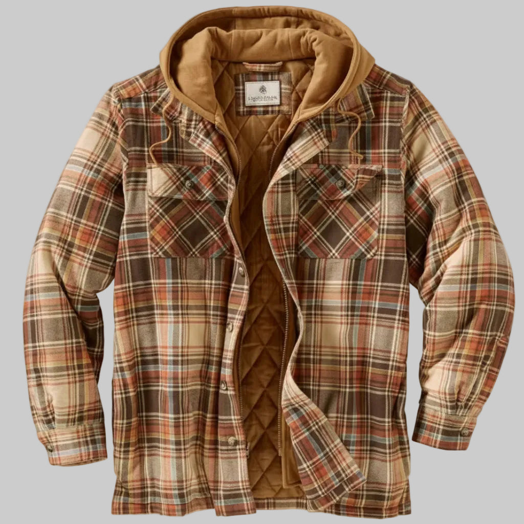Veste En Coton Imprimé à Carreaux