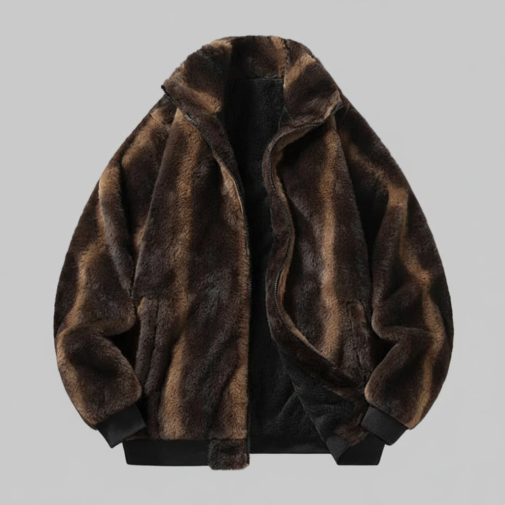 Veste en Velours à Capuche